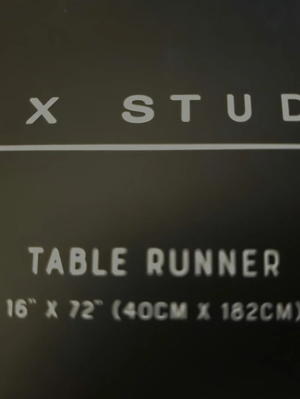 Max Studio Table Runner 16x72 Inches